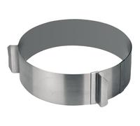 Lacor Emporte-pièces cercle extensible 68200, acier inoxydable 16-30 cm, argenté