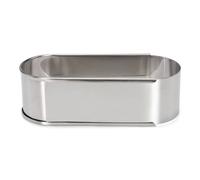 Cercle Moule ovale inox extensible 16 à 21 cm Patisse