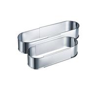 Cercle Moule ovale inox extensible 27 à 40 cm Westmark