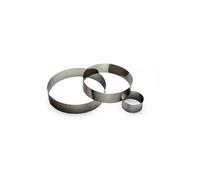 GOBEL - Cercle à Mousse en Inox Ø 26 cm - Cercle à Pâtisserie en Inox - Hauteur 4,5 cm - Démoulage Rapide et Parfait - Qualité Supérieure - Fabriqué en France