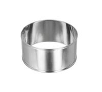 Metaltex - Cercles à pâtisserie Ø 8,5 cm - Inox - Lot de 2 - Gris