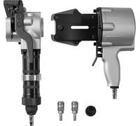 Cercleuse pneumatique SucceBuy avec une force de tension de 8500 N, outil de cerclage métallique pour feuillards de 32 mm, appareil pour tendre, couper et sceller pour les applications d'emballage