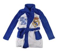 CERDÁ LIFE'S LITTLE MOMENTS Batín Coral Fleece Aplicaciones Real Madrid Niños - Bata de Casa Oficial Infantil, Diseño Exclusivo Con Escudo Maillot de bain pour enfant Real Madrid Garçon (lot de 1)