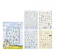 CERDÁ LIFE'S LITTLE MOMENTS Bluey Pack d'autocollants décoratifs pour enfants avec autocollants réutilisables, idéal pour travaux manuels, cadeaux et décoration de cahiers ou jouets