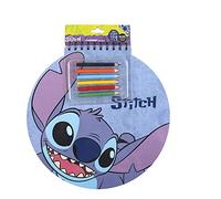 CERDÁ LIFE'S LITTLE MOMENTS - Livre de Dessins à Colorier de Stitch Comprend 6 Crayons de Couleur et 15 Autocollants | Cadeau Original pour les Enfants - Licence Officielle Disney