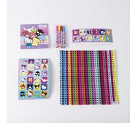 CERDÁ LIFE'S LITTLE MOMENTS Lot de plus de 1000 autocollants Hello Kitty | Lot de plus de 1000 autocollants avec carnet et feutres, présenté dans une boîte à poignée