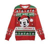 CERDÁ LIFE'S LITTLE MOMENTS | Pull tricoté de Noël Mickey Pull de Noël Disney - Pull de Noël Disney Mickey Mouse Design Festif