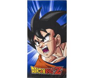 CERDÁ LIFE'S LITTLE MOMENTS Serviette de Bain Dragon Ball pour Enfants - Multicolore - 70x140cm - 100% Polyester 240 GSM - Petite Serviette - Imprimé Goku - Produit Original Fabriqué en Espagne