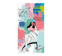 Cerdá Serviette de Plage Multicolore 70 x 140 cm