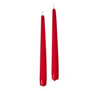 Cereria de Giorgio risthò Bougies Coniques pour bougeoir, Cire, Rouge, 2.2 x 25 cm, 10 unités