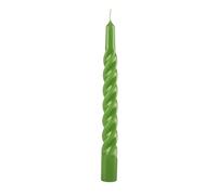 Cereria Di Giorgio - 6 bougies tortiglione laquées - Diamètre 2,2 cm - Hauteur 21 cm - Couleur pistache - Durée 5 heures - Standard pour chandelier - Décoration d'intérieur