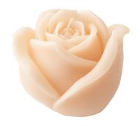 Cereria Di Giorgio - Bougie en forme de bourgeon de rose - Couleur poudre - Diamètre 8 cm Hauteur 8 cm - Sac Cadeau - Artisanal