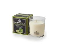 Cereria Di Giorgio Bougie parfumée cire végétale, durée jusqu'à 44 h - Fabriqué en Italie Aromathérapie - Bergamote - Stimulant