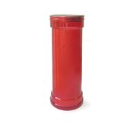 Cereria Di Giorgio - Bougie votive Laico - Modèle P50 - Couleur rouge - Durée 72 heures