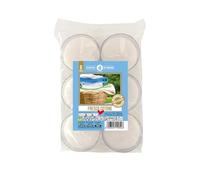 Cereria di Giorgio Lot de 6 bougies parfumées au coton en verre - Sans allergènes