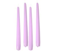 Cereria di Giorgio Risthò Bougies coniques pour bougeoir, cire, pourpre poudre, 2,2 x 25 cm (Lot de 2)