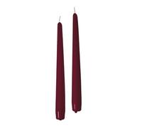 Cereria di Giorgio Risthò Bougies coniques pour bougeoir, cire, rouge framboise, 2,2 x 25 cm, 10 unités