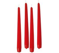 Cereria di Giorgio Risthò Bougies coniques pour bougeoir, cire, rouge framboise, 2,2 x 25 cm, 10 unités (Lot de 2)
