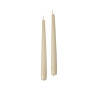 Cereria di Giorgio Risthò Bougies coniques pour chandelier, cire de paraffine, ivoire, 2,2 cm, 10 unités