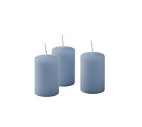 Cereria di Giorgio Risthò Bougies diamètre 4 cm hauteur 7 - Dusty Blue - Lot de 12 pièces