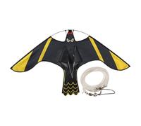 Cerf-Volant 55 Pouces en Fibre de Carbone, Noir, Extérieur | Effaroucheur Visuel à Vent, Réduit la Surveillance Manuelle, pour Bords de Champ et Étourneaux