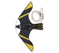 Cerf-Volant Agricole Noir 55 Pouces en Fibre de Carbone pour Effaroucheur | Protection des Cultures, Installation Simple, Mouvement Porté Vent, pour Jardins et Vergers, Oiseaux et Étourneaux