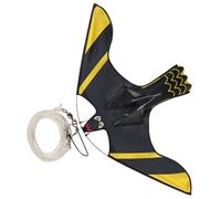 Cerf-Volant Effaroucheur d'oiseaux pour Jardins et Champs Noirs | Tige en Fibre de Carbone, Toile Légère, Effet Visuel Anti-oiseaux, Installation Simple, pour Étangs et Bordures