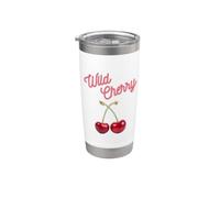 Cerises sarcastiques amusantes Wild Cherry Gobelet isotherme en acier inoxydable double paroi