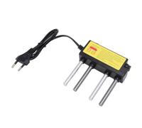 Cerlingwee Électrolyseur Testeur de qualité de l'eau TDS PH avec Tiges en Aluminium, Opération Simple, Outil de Mesure du Filtre de pureté, pour Usage Domestique (Prise UE)
