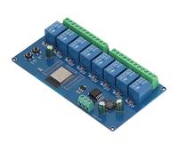 Cerlingwee Module de Relais à 8 Canaux Programmable avec Contrôle sans Fil WiFi et BLE pour Maison Intelligente Carte de Développement DC5 30V
