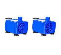 Cerlingwee Petite Pompe Submersible 1,6 Litre pour Aquariums et Fontaine pour Animaux Domestiques Pompe de Bassin Basse Tension AC 12 V