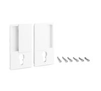 CERRAD/PICAP. MAGNÉTICOS Manilla Wave Poignée Encastrée pour Porte Coulissante avec Serrure Cylindre Européen - Finition Blanc Mat