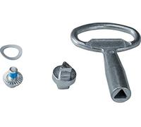 Cerradura con llave cuadrada 7mm, armario univers IP65