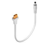 CERRXIAN Câble Adaptateur XT60 vers DC 5525 16AWG XT 60 Femelle vers DC 5.5x2.5mm mâle Câble d'alimentation pour Panneau Solaire, Alimentation de Moniteur FPV, Cordon d'alimentation de Drone (1FT)