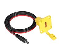 CERRXIAN Câble d'alimentation XT60 14AWG mâle vers DC 5,5 mm x 2,1 mm mâle pour vélo électrique, panneau solaire (0,9 m 5521-mm)