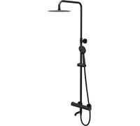 Cersanit City ensemble de douche mural avec thermostat oui noir S951-861