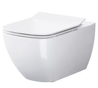 Cersanit Virgo ensemble cuvette + abattant suspendue sans bride blanc S701-427