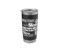 Certains attendent toute leur vie Rencontrez Hero Raised Mine Military Mom Gobelet isotherme en acier inoxydable double paroi