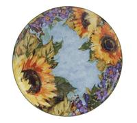 Certified International Assiette à dîner motif bouquet de tournesol, 28 cm de diamètre, accessoires de cuisine