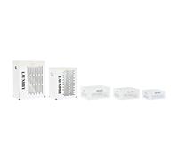 CESTA ROPA SET 5 MDF POLIESTER 40X30X56 BLANCO
