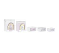 CESTA ROPA SET 5 PAULOWNIA 40X30X55 BLANCO