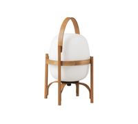 Cestita Batería lampe de table/ lampe à batterie opale abat-jour plastique Santa & Cole - 8435515321845