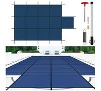 Cette Couverture de sécurité pour Piscine, de Forme rectangulaire, est conçue pour Les piscines enterrées. Fabriquée en Maille résistante et Solide, Elle Offre Une Protection hivernale Optim