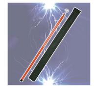 Cette Perche télescopique isolée de 12 m (39,4 pi) en Fibre de Verre, avec Sac de Transport, est Un Outil de sécurité électrique Non conducteur pour Les travaux forestiers.