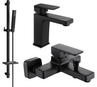 Cetus DQ77 SET mitigeur bain et lavabo, noir (744303DQ77-70)