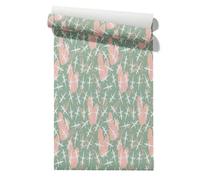 CEVAN Kit Papier Peint Intissé Adhesif Mural Chambre Lézard 3D Autocollant Japonais Nature Des Dessins Animés Papier Pour Les Placards Cuisine 45x200cm