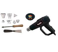 CEVIK CE-GW1029M Décapeur Thermique 2000W avec Écran LED - Decapeur avec Valise et 9 Accessoires - Outil Polyvalent pour Bricolage et Professionnels