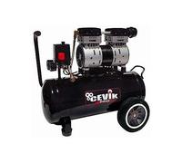 CEVIK PRO - CA-PRO24SILENC - Compresseur d’Air Silencieux - 62 dB - 24L - 1.5HP - Max 8 Bar - 150 l/min - Sans Huile - Deux Sorties d’Air - Compact Portable - Compresseur Peinture Outils Pneumatiques