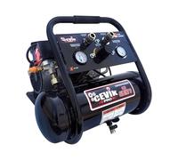 CEVIK PRO - CA-PRO6SILENT - Compresseur d’Air Silencieux - 62 dB - 6L - 1HP - Max 8 Bar - 110 l/min - Sans Huile - Deux Sorties d’Air - Compact et Portable - Compresseur Peinture Outils Pneumatiques