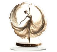 Ceweao Danseuse de Ballet - Sculpture Acrylique 2D D'Actrice Ornement De Table - Statue Ballerine | pour Décoration Crémaillère Anniversaire Dortoir Appartement Bibliothèque Maison Table De